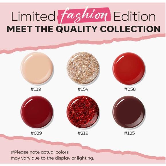 NEW MODELONES NAIL POLISH SET OF 6 COLORS each 5ml-0.169 FlOz - Picture 4 of 8